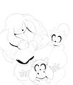 Knuckles Family Portrait Sketch