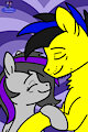 The love of a beautiful yellow and cute gray by SebGroupArts2009