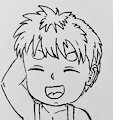 Lineart - Shota Laughing