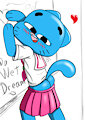 Sexy Nicole Watterson in japanese schoolgirl uniform heat up Richard's wet dreams by NoharaMisae