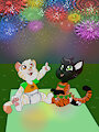 Watching Fireworks -By NazzNikoNanuke-