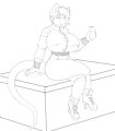cute possum gal