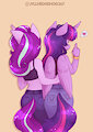 Twilight and Starlight by JyllHedgehog367