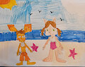 Momoko and Blake at the Summer Beach 2022