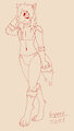 Commission: Kaz Swimsuit by Vesperce
