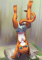 Handstand [Commission] by echOwOcha