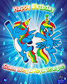 Shield Wing and Royal Streight's birthday card