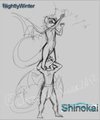 rough style sketch 1 by JazzTheTiger by NightlyWinter