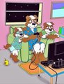 Fun  time  with  the  pups!