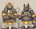 Ra and Anubis