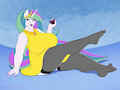 Celestia - iPad colored sketch by PalmarianFire