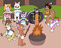 Camp Group -By RitaTheWoodpecker-