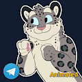 [Animated] Snow Leopard: Thumbs Up by CrazySnep