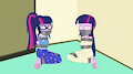 Twilight's slumber and bondage night Animated