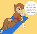 Annette at the Beach by KendraEevee