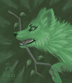 Green wolf