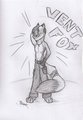 Sketch doodle for a friend by Applehusky