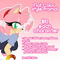 Flat Color Promo - July (Till 07/15/22)