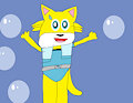 Bubbles The Cat Becoming Rolling Bubble