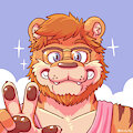 Cheeky tiger 2 (Commission) by PuppyBoy
