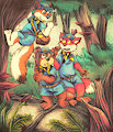 Squirrel tactics!