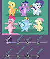 Mane 6 Dragons Quest for the Scale'y Belly - START by RupertChubbyFawks