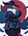 Lady Dimitrescu's Honchkrow ~ by Vexstacy