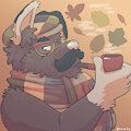 Distinguished dog dad (Commission) by PuppyBoy