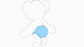 Avion's diaper bounce, colored