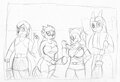 2021 art - The Greenhorne Gang from the Miitopia Demo