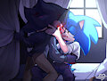 The Vampire Knight Lancelot steals into the King's chambers for a midnight snack by ArrowHearted