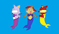 Magical Mermaid Trio
