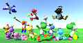 Ultimate Yoshi pack for Blender (download) by TribalDragon