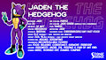 Jaden The Hedgehog's Bio and Profile by StoneHedgeART