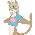 Azeryn's heart pose by Kuronii