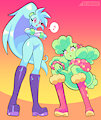 Spaicy and Mint rapping 🎵