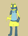 Rena the Lucario by LucaFamily
