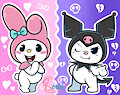 Cutesy and Goth by Bowsaremyfriends