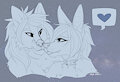 Cute Foxes by crystalwhisker