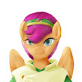 MLP:FiM x Avatar: Scootaloo cosplay as Toph