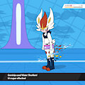 Cinderace hit by a super effective move!
