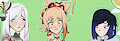 request Yelan, Shenhe and Yoimiya from Genshin Impact