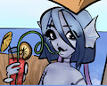 my oc Melony on beach