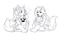 Andy and Suga sleepyheads by musugami