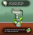 Croc and Loggo by BearsFlush