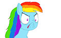 Rainbow dash DO I LOOK ANGRY!?