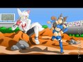 Meowth v Large Zangoose