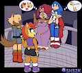 Sonia Acorn presenting Solas Lowe to her Parents by Zeromegas