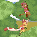 Vine Swinging -By NazzNikoNanuke-