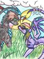 Hitomi And Setsukie :Block Meeting: by xXEmoToxicvampXx